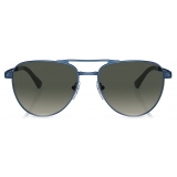 Persol - PO1003S - Blue / Gradient Grey - Sunglasses - Persol Eyewear