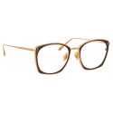 Linda Farrow - Milo Square Optical Glasses in Rose Gold - LFL1338C3OPT - Linda Farrow Eyewear