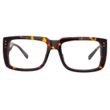 Linda Farrow - Morrison Rectangular Optical Glasses in Tortoiseshell - LFL1027C6OPT - Linda Farrow Eyewear