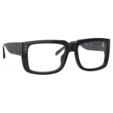 Linda Farrow - Morrison Rectangular Optical Glasses in Black - LFL1027C5OPT - Linda Farrow Eyewear