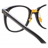 Linda Farrow - Palla D-Frame Optical Glasses in Black - LFL1277C4OPT - Linda Farrow Eyewear