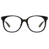 Linda Farrow - Palla D-Frame Optical Glasses in Black - LFL1277C4OPT - Linda Farrow Eyewear