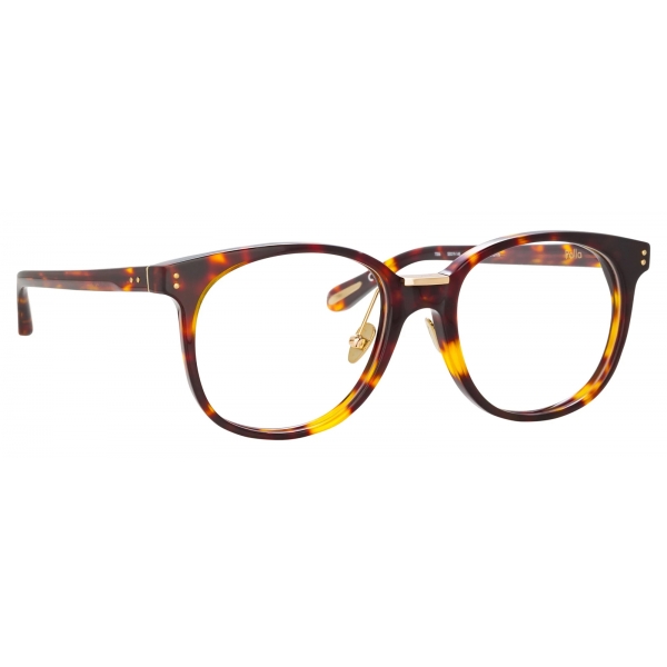 Linda Farrow - Palla D-Frame Optical Glasses in Tortoiseshell - LFL1277C5OPT - Linda Farrow Eyewear