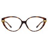 Linda Farrow - Palm Cat Eye Optical Glasses in Tortoiseshell - LFL1211C5OPT - Linda Farrow Eyewear