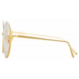 Linda Farrow - Rae Cat Eye Optical Glasses in Yellow Gold - LFL1144C5OPT - Linda Farrow Eyewear