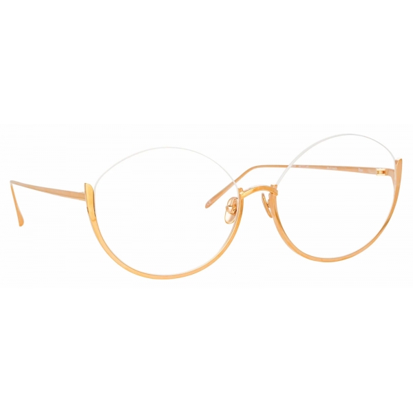 Linda Farrow - Rae Cat Eye Optical Glasses in Rose Gold - LFL1144C7OPT - Linda Farrow Eyewear