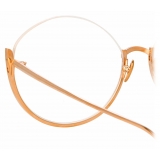 Linda Farrow - Rae Cat Eye Optical Glasses in Rose Gold - LFL1144C7OPT - Linda Farrow Eyewear