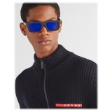 Prada - Prada Linea Rossa Impavid - Rectangular Sunglasses - Black Sea Blue - Prada Collection - Sunglasses - Prada Eyewear