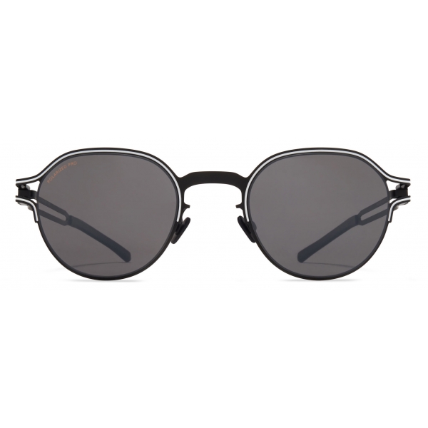 Mykita - Vaasa - No1 - Black White Grey - Metal Collection - Sunglasses - Mykita Eyewear