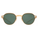 Mykita - Vaasa - No1 - Gold Black Green - Metal Collection - Sunglasses - Mykita Eyewear