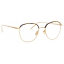 Linda Farrow - Occhiali da Vista Raif Square in Oro Chiaro Tartaruga - LFL819C18OPT - Linda Farrow Eyewear