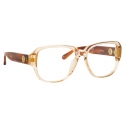 Linda Farrow - Occhiali da Vista Renee Oversized in Cenere - LFL1293C3OPT - Linda Farrow Eyewear