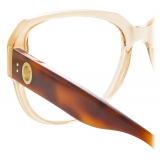 Linda Farrow - Renee Oversized Optical Glasses in Ash - LFL1293C3OPT - Linda Farrow Eyewear