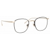 Linda Farrow - Occhiali da Vista Simon Square in Oro Chiaro Nero - LFLC479C20OPT - Linda Farrow Eyewear