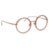 Linda Farrow - Tracy Round Optical Glasses in Mink - LFL239C16OPT - Linda Farrow Eyewear