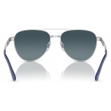 Persol - PO1003S - Argento / Polarizzata Blu - Occhiali da Sole - Persol Eyewear