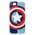 Tribe - Captain America - Marvel - Cover iPhone 8 / 7 - Custodia Smartphone - TPU - Protezione Lati e Posteriore