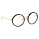 Linda Farrow - Occhiali da Vista Tracy Round in Nero - LFLC239C1OPT - Linda Farrow Eyewear