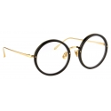 Linda Farrow - Occhiali da Vista Tracy Round in Nero - LFLC239C1OPT - Linda Farrow Eyewear