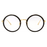 Linda Farrow - Occhiali da Vista Tracy Round in Nero - LFLC239C1OPT - Linda Farrow Eyewear