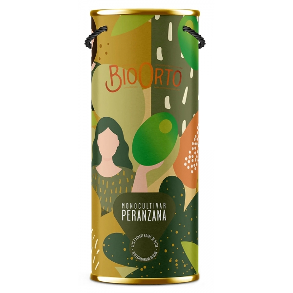 BioOrto - Bag in Tube Peranzana - Organic Italian Extra Virgin Olive Oil - 3 Liter