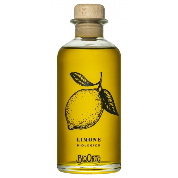 BioOrto - Aromatico Limone Bio - Organic Italian Extra Virgin Olive Oil - 200 ml