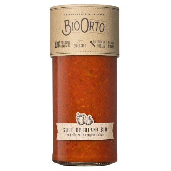 BioOrto - Organic Ortolana Sauce - Organic Preserved Foods - 550 g
