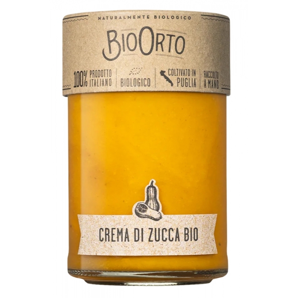 BioOrto - Crema di Zucca Bio - Conserve Biologiche - 350 g