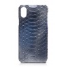 Ammoment - Python in Calcite Blue - Leather Cover - iPhone X