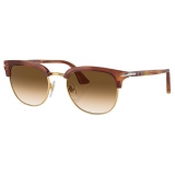 Persol - PO3105S - Cellor Original Exclusive - Terra di Siena / Clear Gradient Brown - Sunglasses - Persol Eyewear