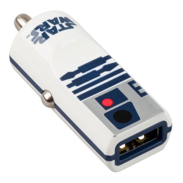 Tribe - R2-D2 - Star Wars - Car Charger - Fast Car Charge - USB Charger - iPhone, iPad, Tablet, Samsung, Smartphone