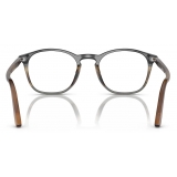 Persol - PO3007V - Striped Brown - Optical Glasses - Persol Eyewear