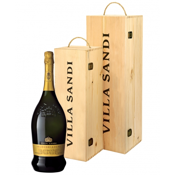 Villa Sandi - Valdobbiadene Prosecco Superiore DOCG Extra Dry - Jeroboam - Wooden Case - Gift Box - Sparking Wines