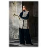 Jade Montenapoleone - Gilet in Cashmere con Visone Barbara - Pellicce - Luxury Exclusive Collection