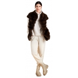 Jade Montenapoleone - Jasmine Vest - Fur Coat - Luxury Exclusive Collection