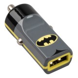 Tribe - Batman - Cavaliere Oscuro - DC Comics - Caricatore da Auto - Fast Car Charger - Caricatore USB - iPhone, iPad, Samsung