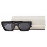 Jimmy Choo - Megs - Black Square Frame Sunglasses with Swarovski Crystals - Jimmy Choo Eyewear