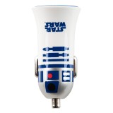 Tribe - R2-D2 - Star Wars - Car Charger - Fast Car Charge Double - USB Charger - iPhone, iPad, Tablet, Samsung, Smartphone