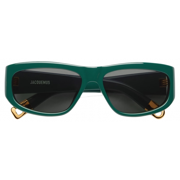 Jacquemus - Occhiali da Sole - Les Lunettes Pilota - Verde Scuro - Luxury - Jacquemus Eyewear