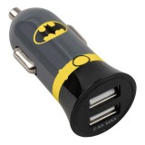 Tribe - Batman - Cavaliere Oscuro - DC Comics - Caricatore da Auto Doppio - Fast Car Charger - Caricatore USB - iPhone, iPad