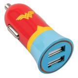 Tribe - Wonder Woman - Universe - DC Comics - Car Charger Double - Fast Car Charge - USB Charger - iPhone iPad Tablet Samsung