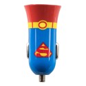 Tribe - Superman - Uomo d'Acciaio - DC Comics - Caricatore da Auto Doppio - Fast Car Charger - Caricatore USB - iPhone, iPad