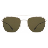 Mykita - Nor - Lite - Shiny Silver Green - Metal Collection - Sunglasses - Mykita Eyewear