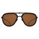 Mykita - Cypress - Mykita Mylon - MH6 Pitch Black Amber Brown - Mylon Collection - Sunglasses - Mykita Eyewear