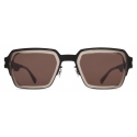 Mykita - Lennon - Mykita Acetate - A77 Black Brown - Acetate Collection - Sunglasses - Mykita Eyewear