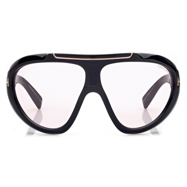 Tom Ford - Photochromatic Linden Sunglasses - Occhiali da Sole a Maschera - Nero Viola - Occhiali da Sole - Tom Ford