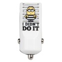 Tribe - Dave - Jail Time - Minions - Car Charger - Fast Car Charge - USB Charger - iPhone, iPad, Tablet, Samsung, Smartphone