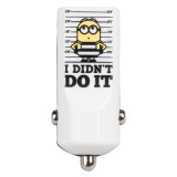 Tribe - Dave - Jail Time - Minions - Car Charger - Fast Car Charge - USB Charger - iPhone, iPad, Tablet, Samsung, Smartphone
