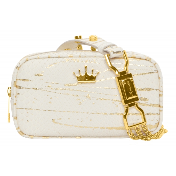La Prima Luxury - Viaggiatrice Uno - Arena Bianca - Handbag - Luxury Exclusive Collection