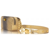 La Prima Luxury - Viaggiatrice Uno - Pepita Oro - Handbag - Luxury Exclusive Collection